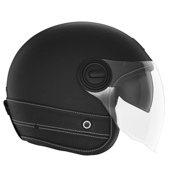 Jet NOX Heritage Matt Black Leather Black