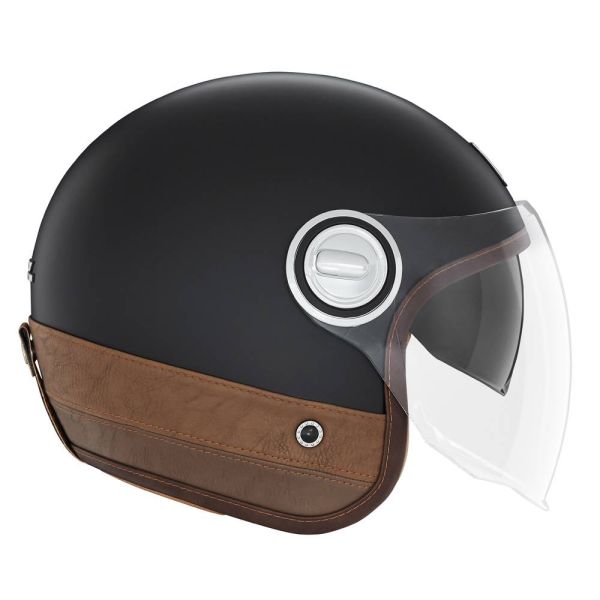 Jet NOX Heritage Matt Black Leather Brown Jet NOX Heritage Matt Black Leather Brown