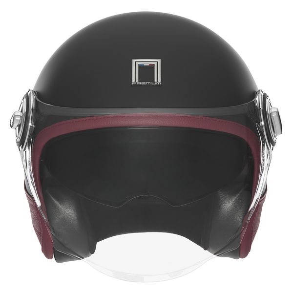 NOX Heritage Matt Black Leather Red