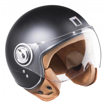 Casque Jet NOX Idol Matt Black Casque Jet NOX Idol Matt Black