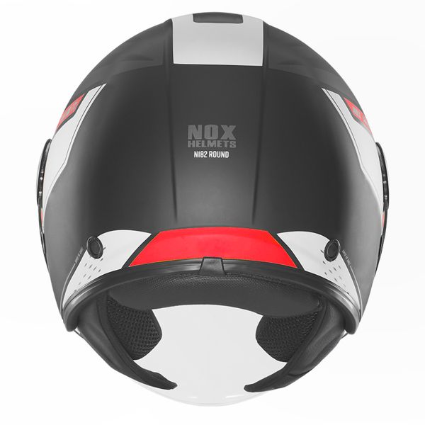 NOX N182 Round Mat Black Red