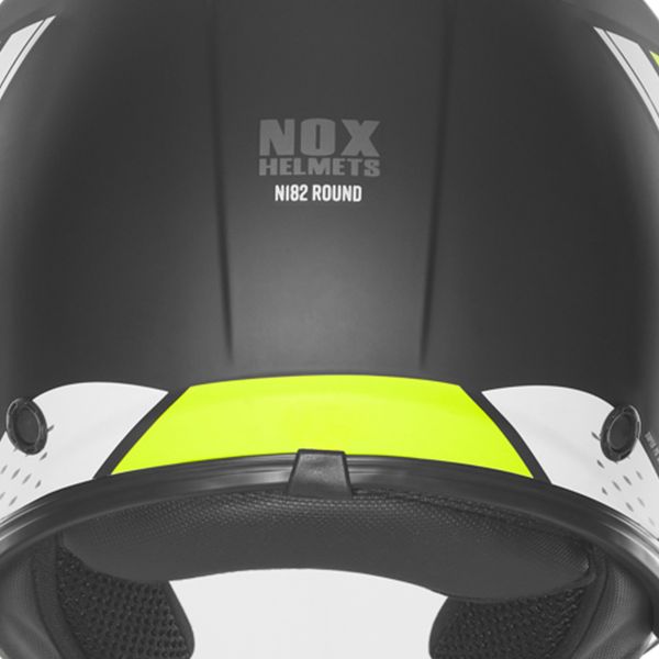 NOX N182 Round Mat Black Yellow