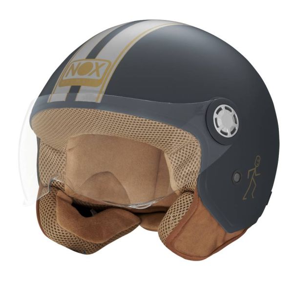 Jet NOX N210 Evo Matt Blue Nardo Grey Line Jet NOX N210 Evo Matt Blue Nardo Grey Line