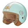 Casque Jet NOX N210 Evo Pastel Green White Line