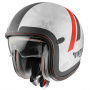 Casque Jet Premier Vintage Platinium DR DO92BM