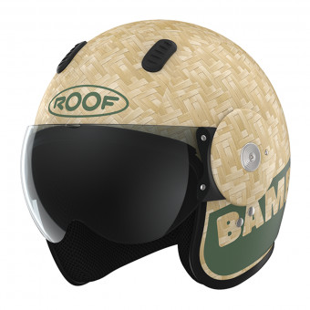 Casque Jet Roof Bamboo Pure Mat Khaki Casque Jet Roof Bamboo Pure Mat Khaki