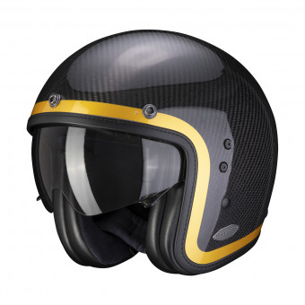 Casque Jet Scorpion Belfast Carbon Lofty Gold Casque Jet Scorpion Belfast Carbon Lofty Gold