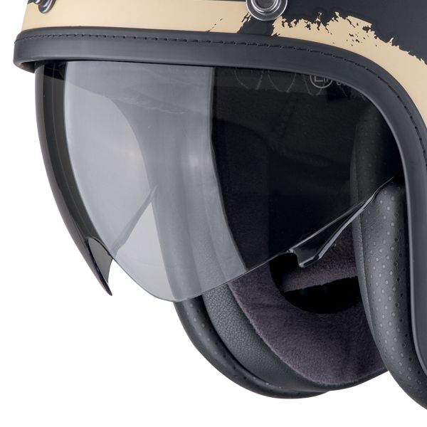 Scorpion Belfast Evo Adonis Matt Black Beige + Bluetooth Kit Exo-Com Link-1