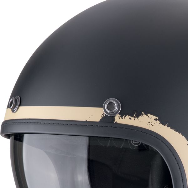 Scorpion Belfast Evo Adonis Matt Black Beige + Bluetooth Kit Exo-Com Link-1