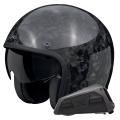 Pack Belfast Evo Carbon Onyx Black + Bluetooth Kit Exo-Com Link-1