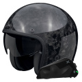 Pack Belfast Evo Carbon Onyx Black + Bluetooth Kit Exo-Com Link-1C