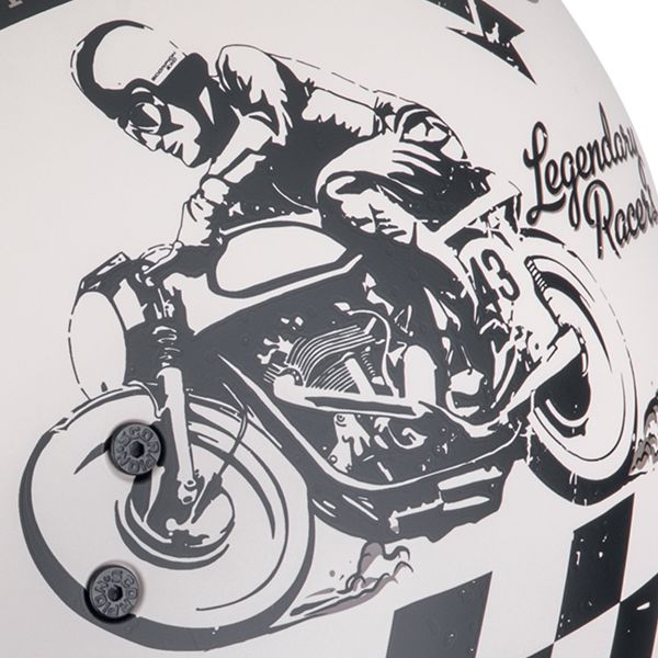 Scorpion Belfast Evo Drive Fast Cream Matt Black