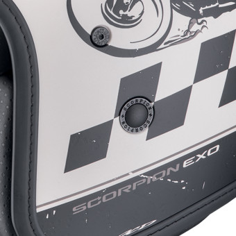 Scorpion Belfast Evo Drive Fast Cream Matt Black + Kit bluetooth 5R Lite