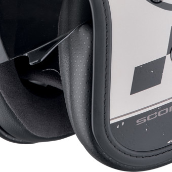 Scorpion Belfast Evo Drive Fast Cream Matt Black + Kit bluetooth 5R Lite