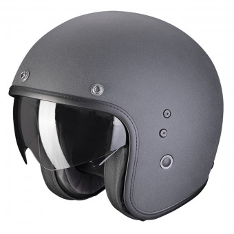 Scorpion Belfast Evo Graphite Grey + Bluetooth Kit Exo-Com Link-1C