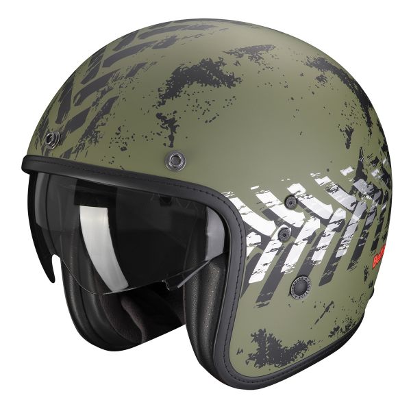 Jet Scorpion Belfast Evo Nevada Matt Green Silver