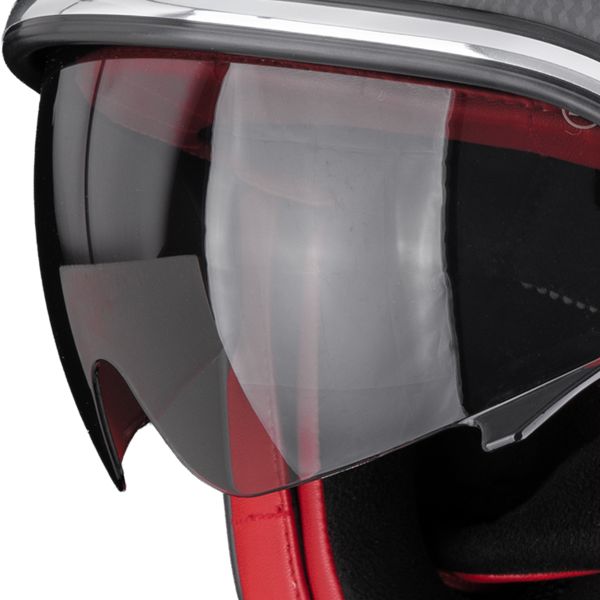 Scorpion Belfast II Carbon Solid Matt Black Red