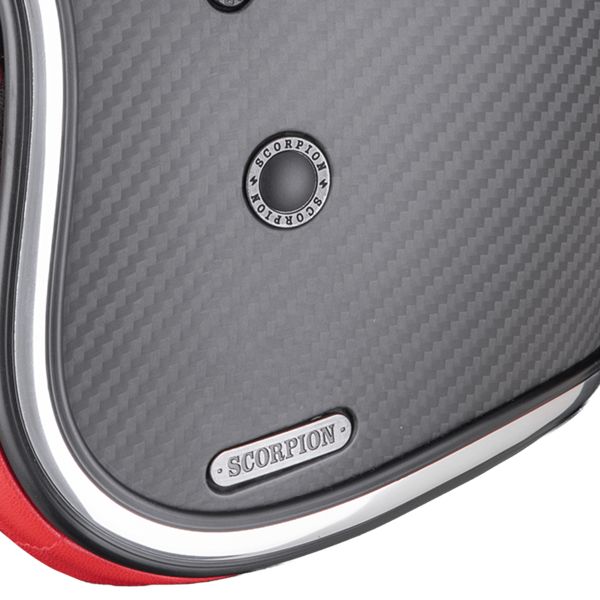 Scorpion Belfast II Carbon Solid Matt Black Red