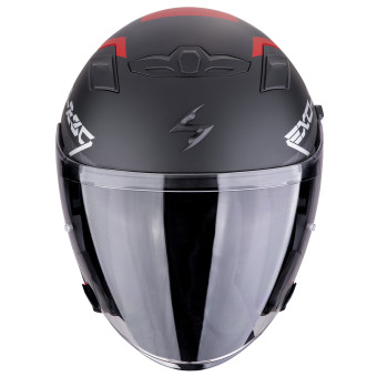 Scorpion Exo 230 Band Matt Black Red Silver