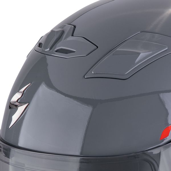 Scorpion Exo 230 Cit-E Grey Red + Bluetooth-Kit Exo-Com Link-1C