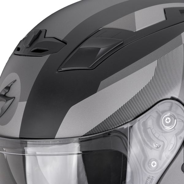 Scorpion Exo 230 Comics Matt Black Silver
