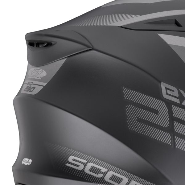 Scorpion Exo 230 Comics Matt Black Silver