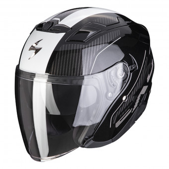 Scorpion Exo 230 Condor Black White + Kit Bluetooth 5S Solo
