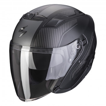 Scorpion Exo 230 Condor Matt Black Silver + Kit Bluetooth 5S Solo