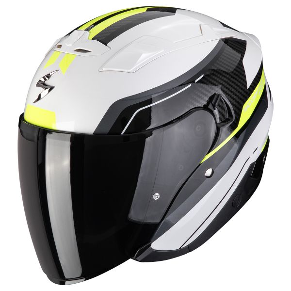 Jet Scorpion Exo 230 Hipe White Black Neon Yellow Jet Scorpion Exo 230 Hipe White Black Neon Yellow