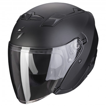 Scorpion Exo 230 Matt Black + Bluetooth-Kit Exo-Com Link-1C
