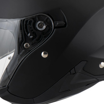 Scorpion Exo 230 Matt Black + Bluetooth-Kit Exo-Com Link-1C