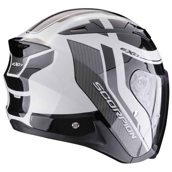 Scorpion Exo 230 Pul Grey Black + Bluetooth-Kit Exo-Com Link-1C