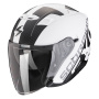 Casque Jet Scorpion Exo 230 QR Matt White Black