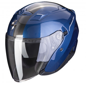 Scorpion Exo 230 SR Blue White + Kit bluetooth 5R Lite