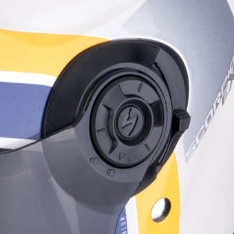 Scorpion Exo City II Blur White Silver Yellow