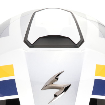 Scorpion Exo City II Blur White Silver Yellow