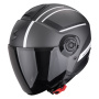 Casque Jet Scorpion Exo City II Cosmos Matt Silver White