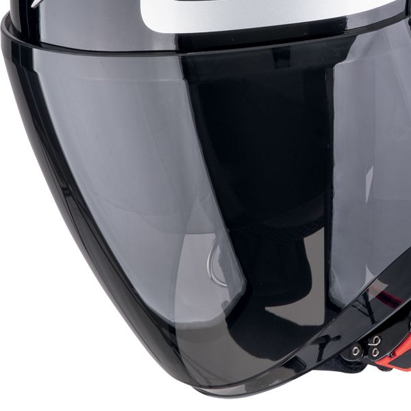 Scorpion Exo City II Intercity Black Chameleon + Bluetooth-Kit Exo-Com Link-1