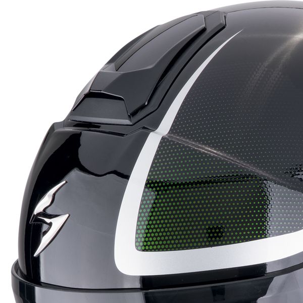 Scorpion Exo City II Intercity Black Chameleon + Bluetooth-Kit Exo-Com Link-1