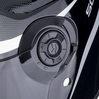Scorpion Exo City II Intercity Black Chameleon + Bluetooth-Kit Exo-Com Link-1C