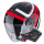 Pack Exo City II Riva Black Red + Kit Bluetooth BT Mini
