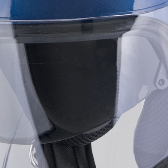 Scorpion Exo City II Riva Blue Black + Bluetooth-Kit Exo-Com Link-1