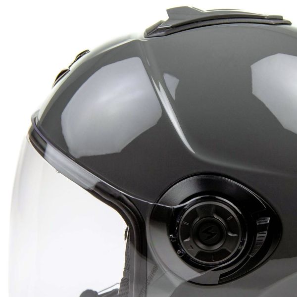 Scorpion Exo City II Solid Cement Grey + Kit Bluetooth Lokui K30