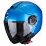 Casque Jet Scorpion Exo City II Solid Metallic Blue