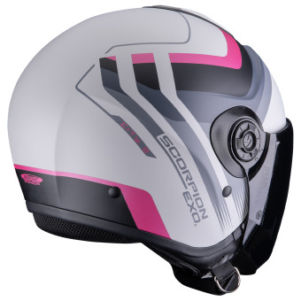 Scorpion Exo City II Sport Matt Grey Pink