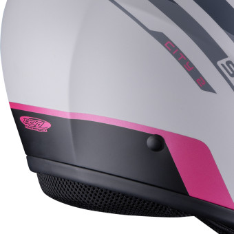 Scorpion Exo City II Sport Matt Grey Pink