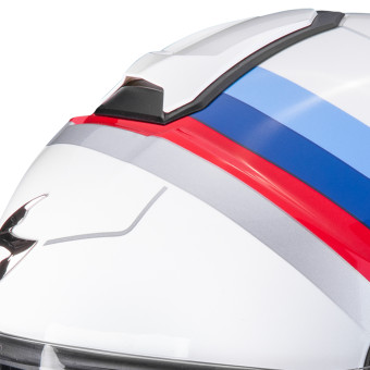 Scorpion Exo City II Sport White Blue Red