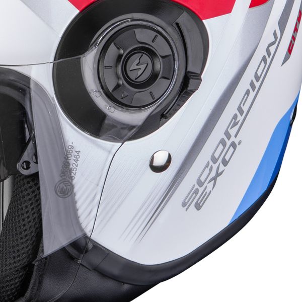 Scorpion Exo City II Sport White Blue Red