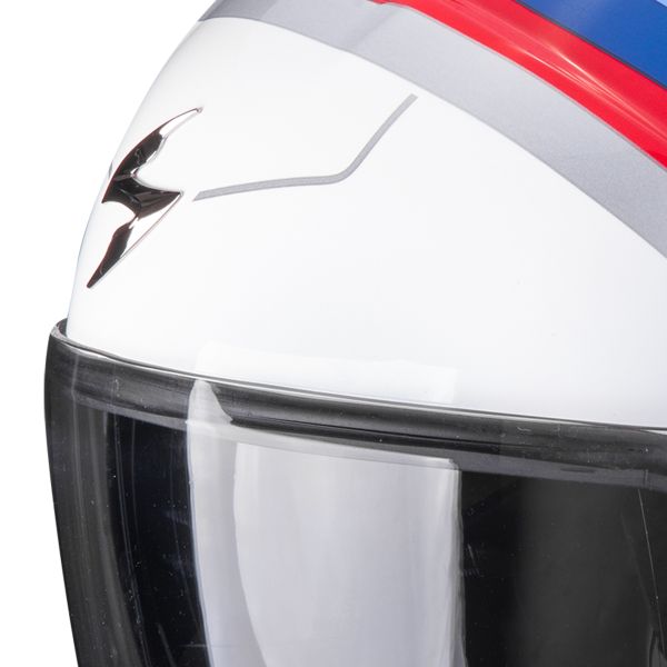 Scorpion Exo City II Sport White Blue Red