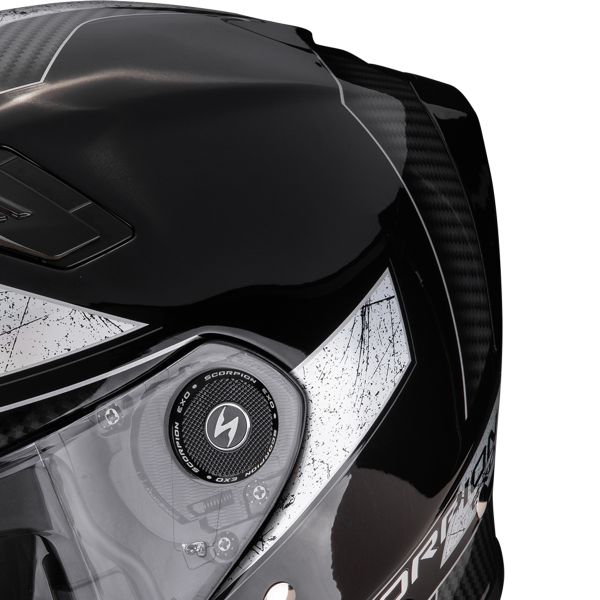 Scorpion Exo GT Jet Crest Black Silver